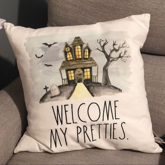 Rae Dunn Other - Rae Dunn Welcome My Pretties Halloween Pillow